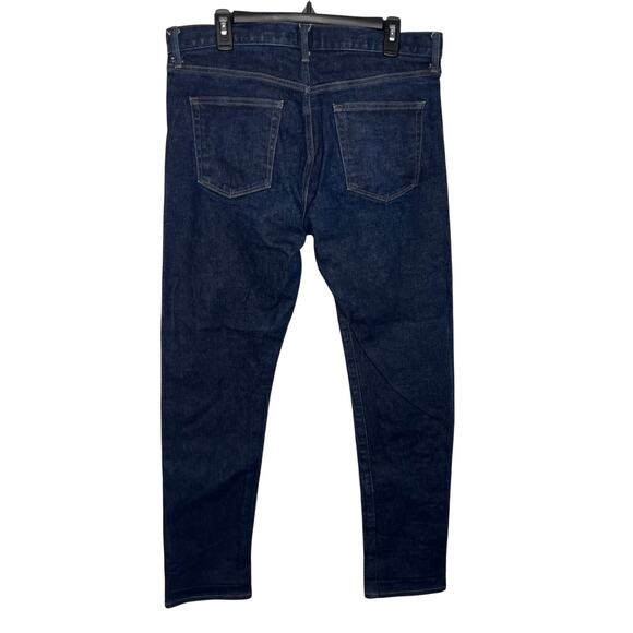 Uniqlo Stretch Selvedge Slim Straight Fit Jean Kaihara Japanese Denim Navy 35x34 - Picture 2 of 8